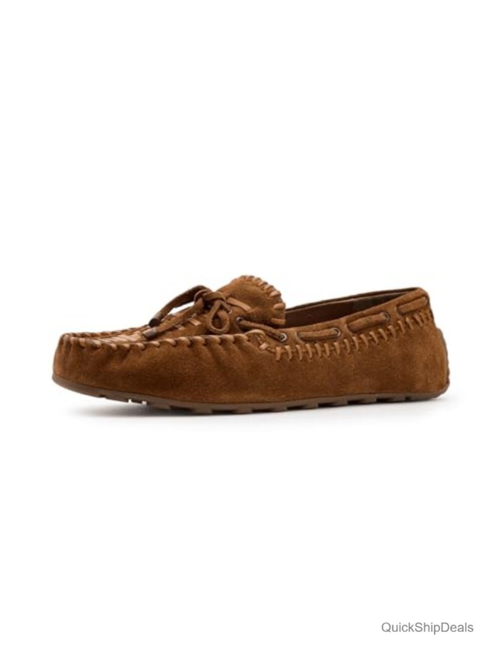 Women's Suede Mocc-Ons Bohemian Casual Shoes